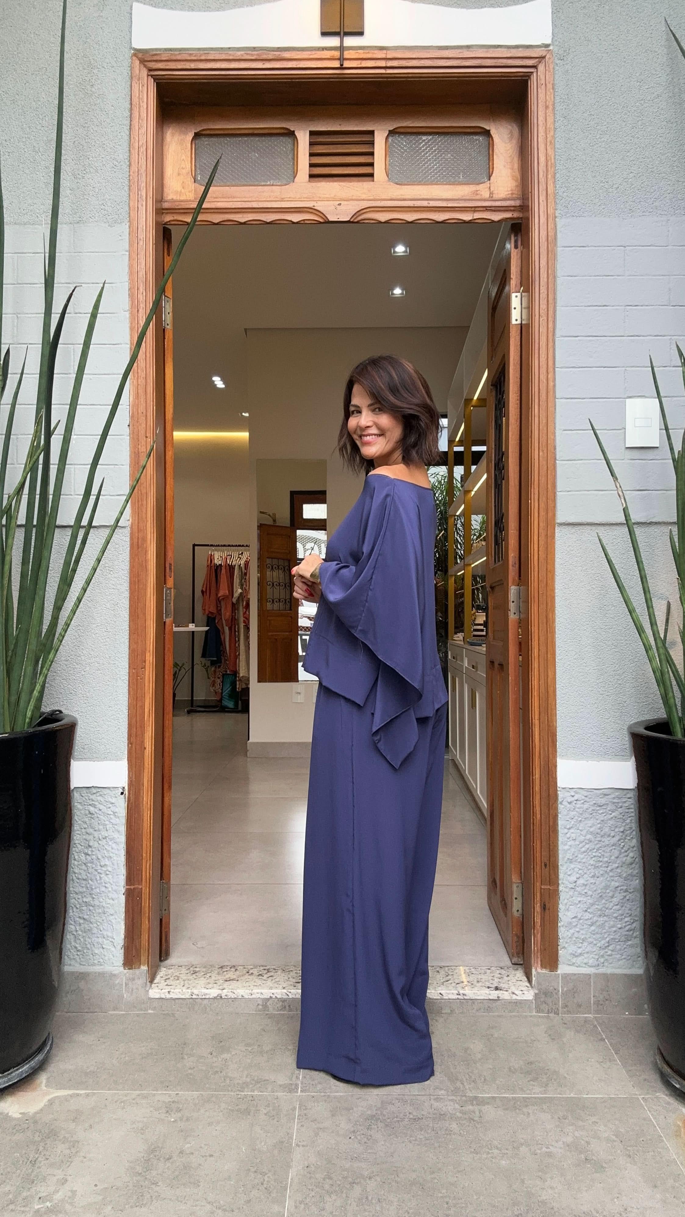 Conjunto Kimono Seda Pura