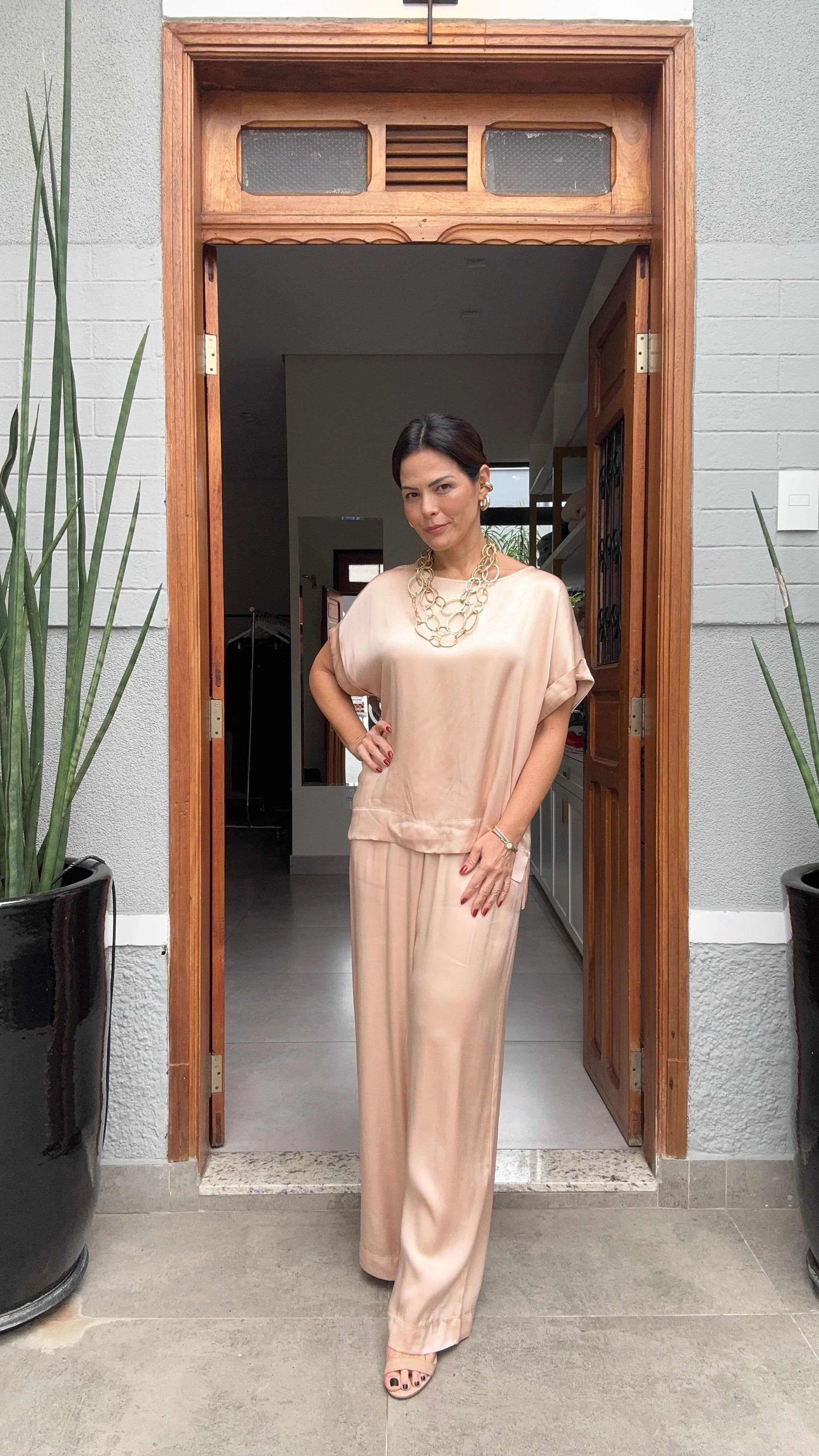 Conjunto Viscose Acetinado