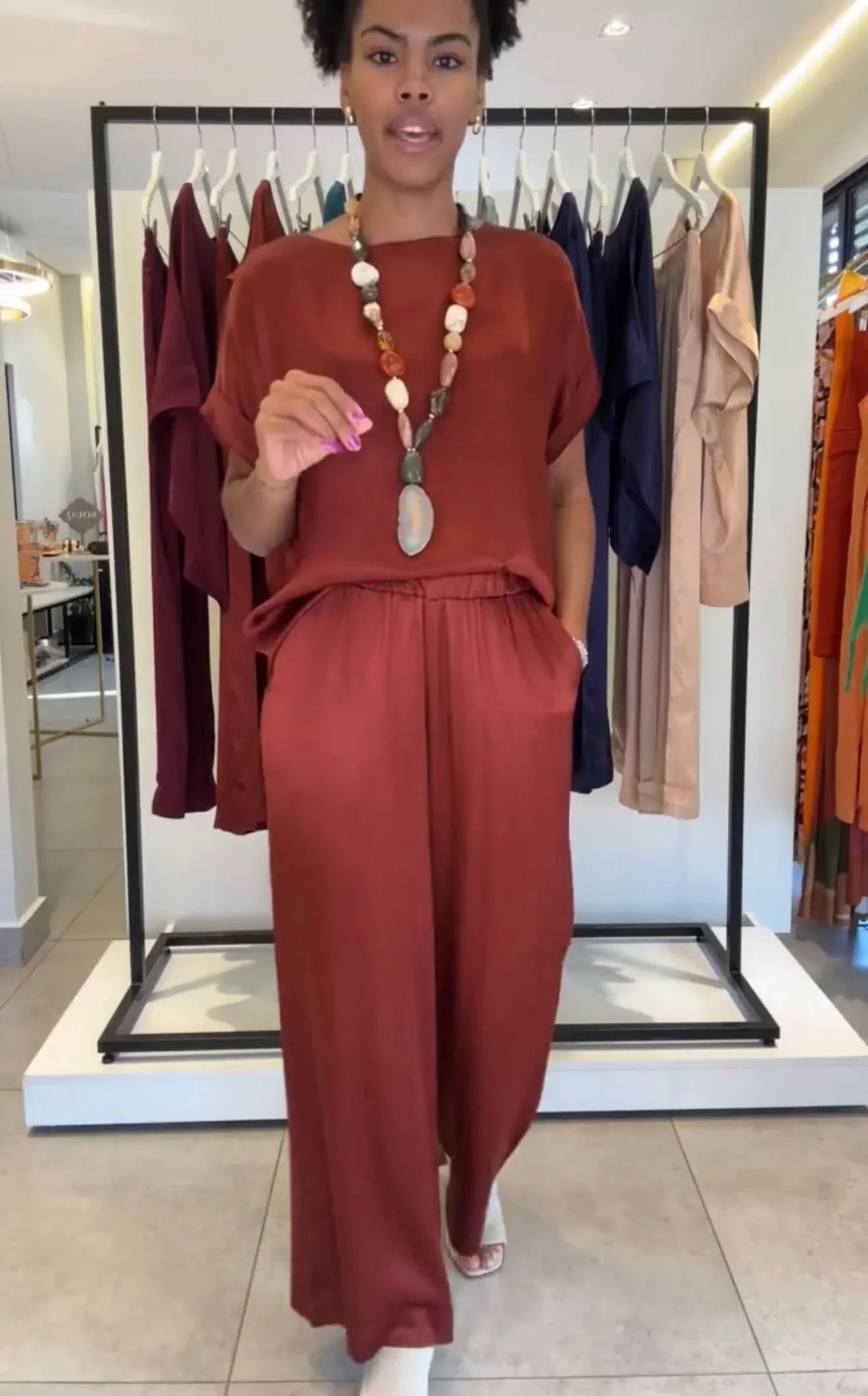 Conjunto Viscose Acetinado