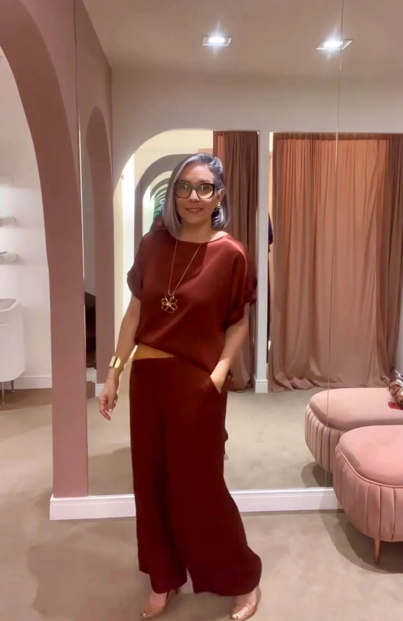 Conjunto Viscose Acetinado