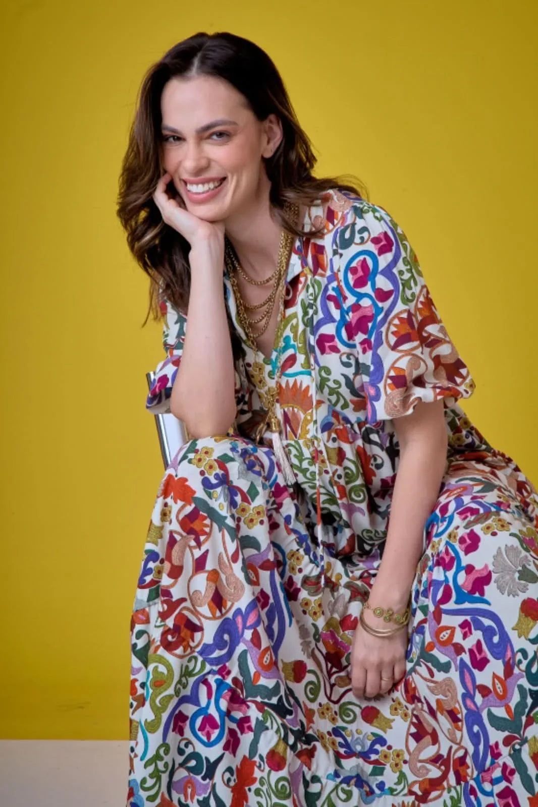 Vestido Camila Estampa Detroit