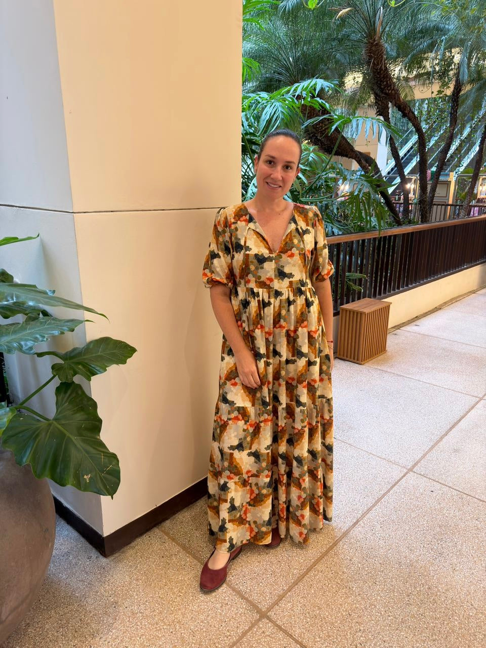 Vestido Camila Estampa Carmel