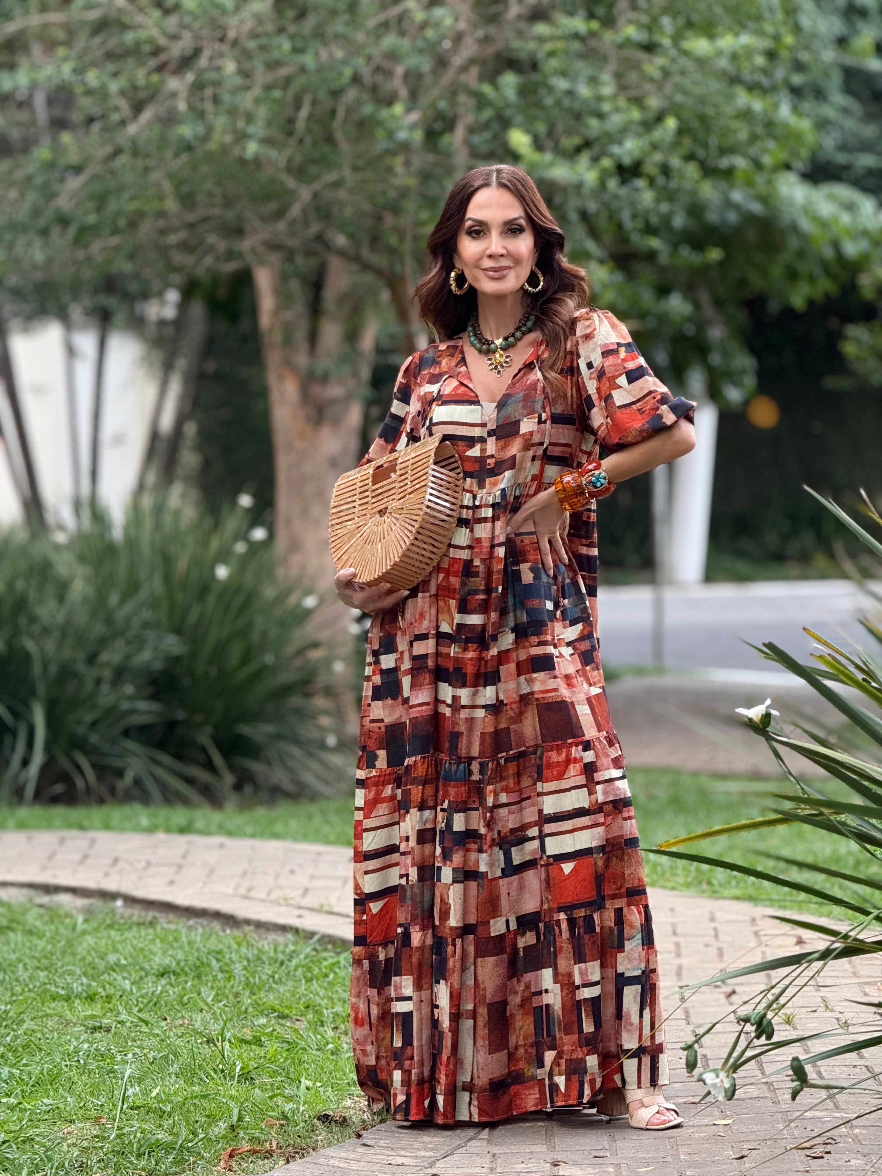 Vestido Camila Estampa Detroit