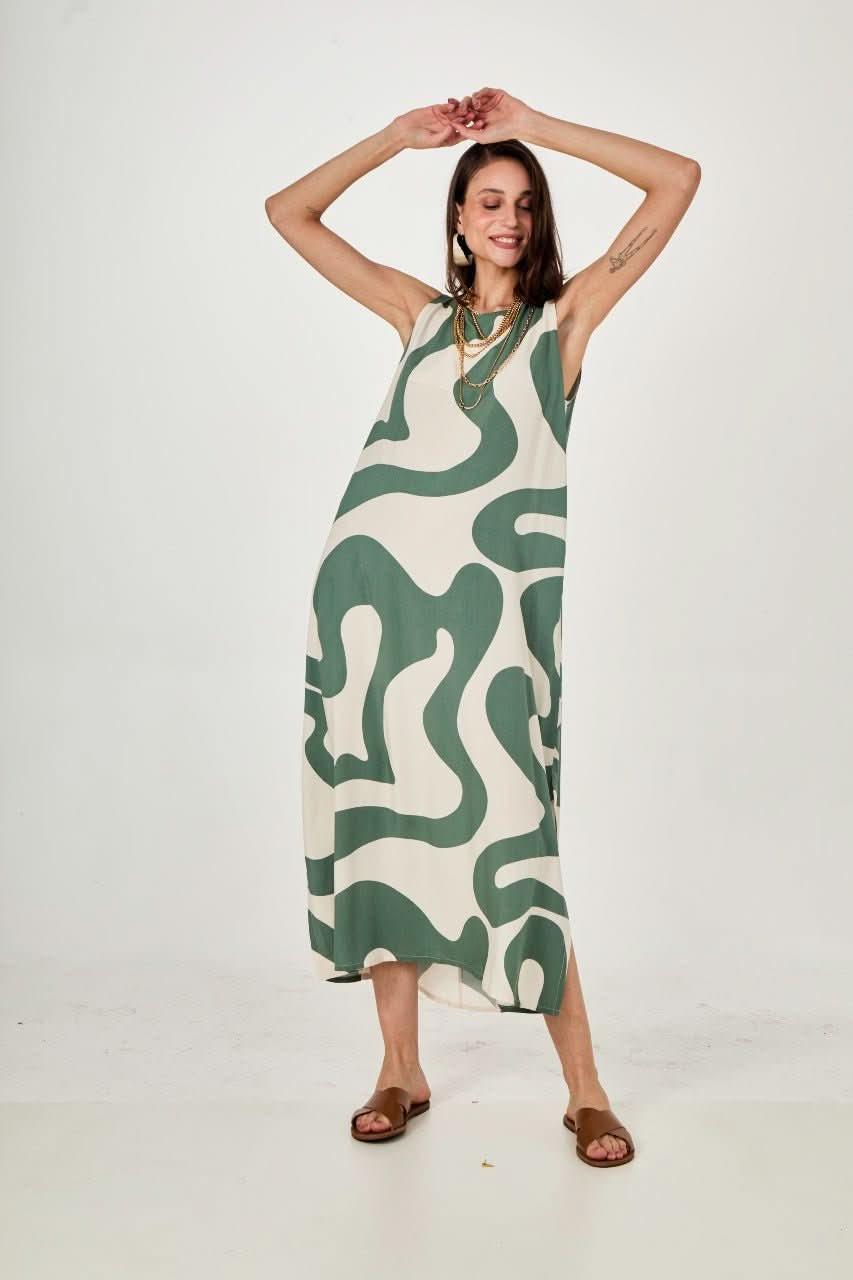 Vestido Waves Green