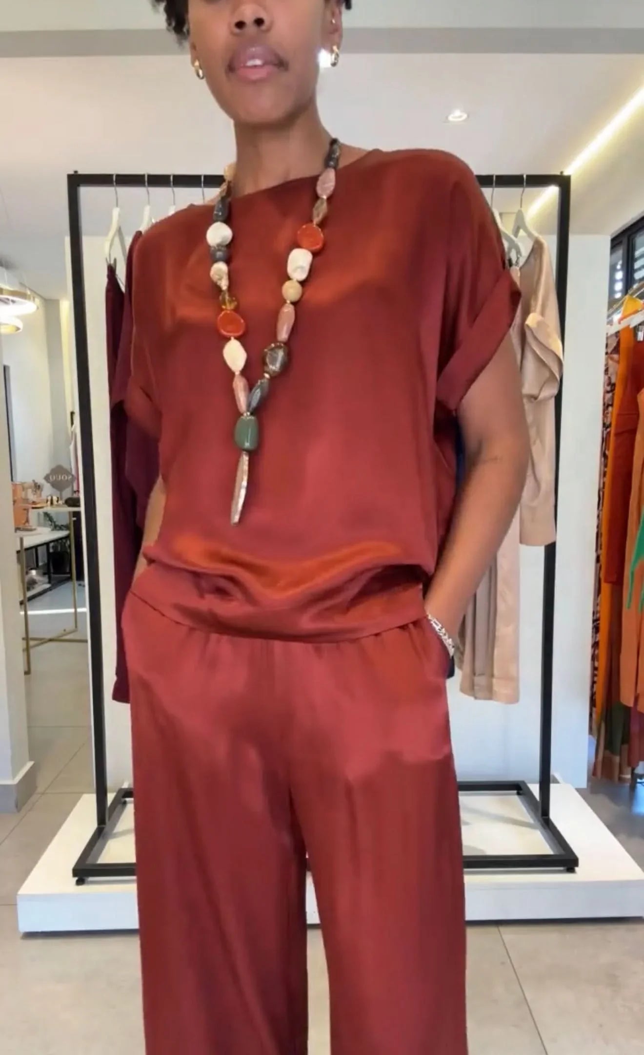 Conjunto Viscose Acetinado