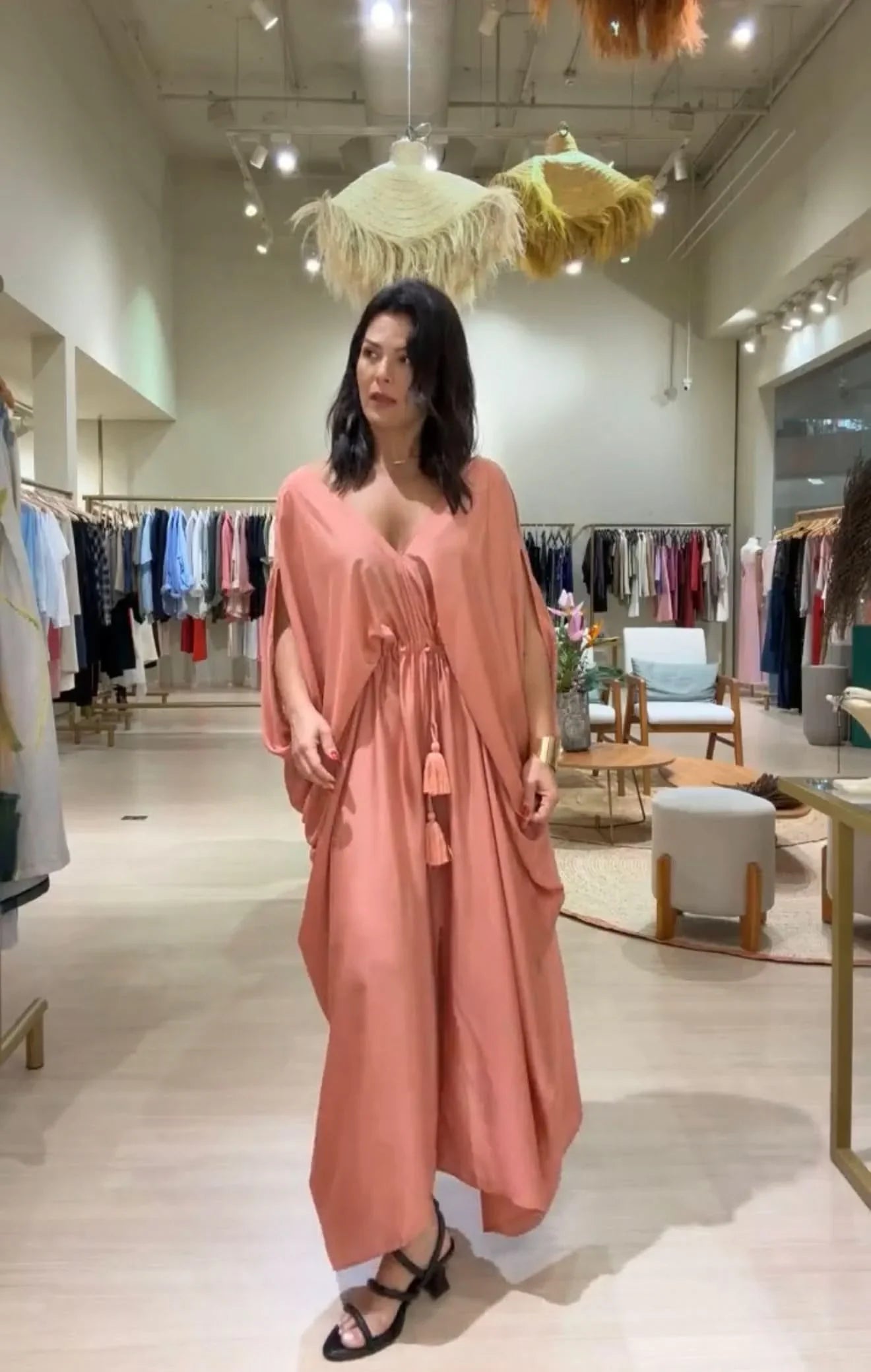 Kaftan Sardenha Terracota