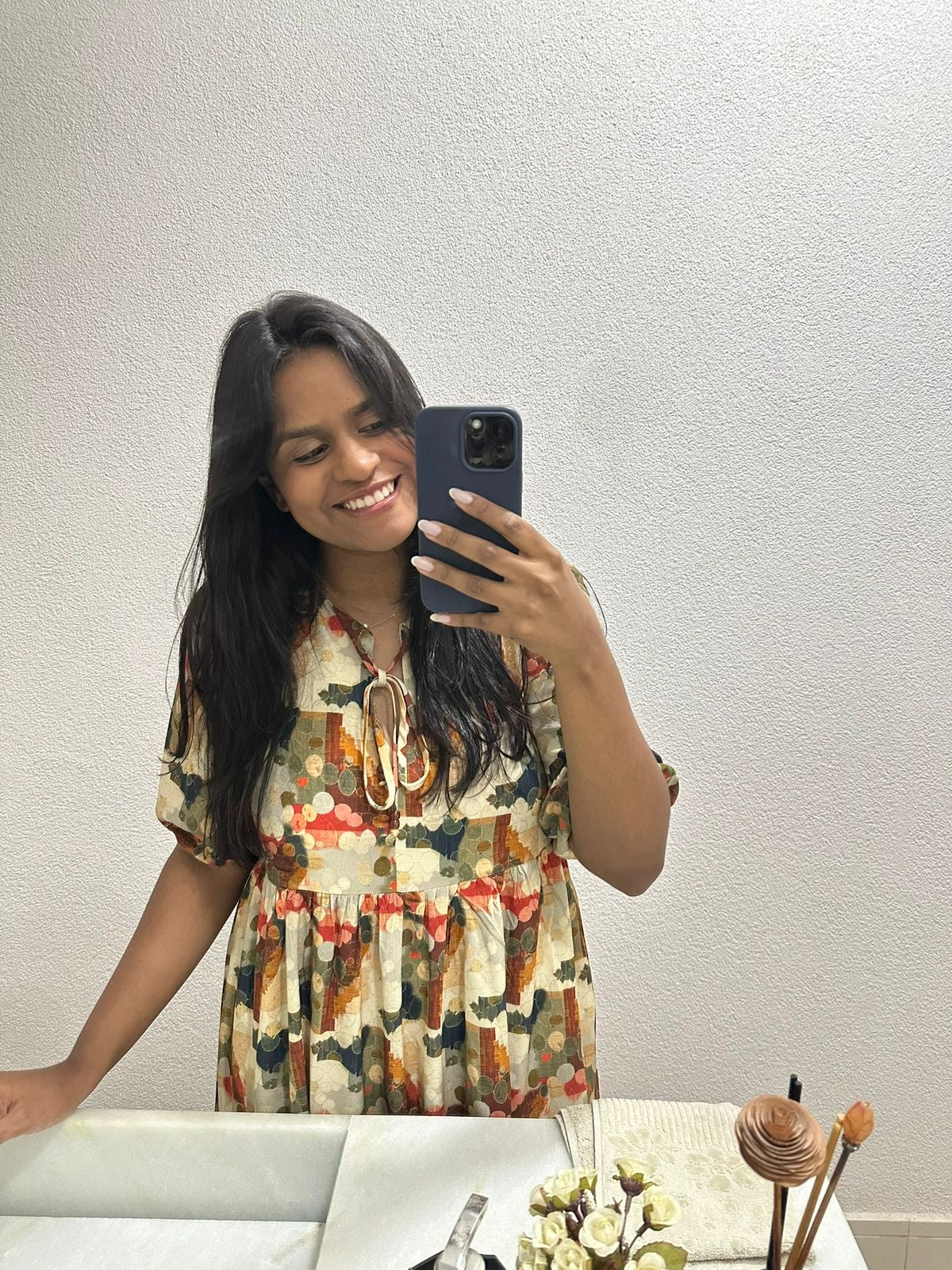 Vestido Camila Estampa Carmel