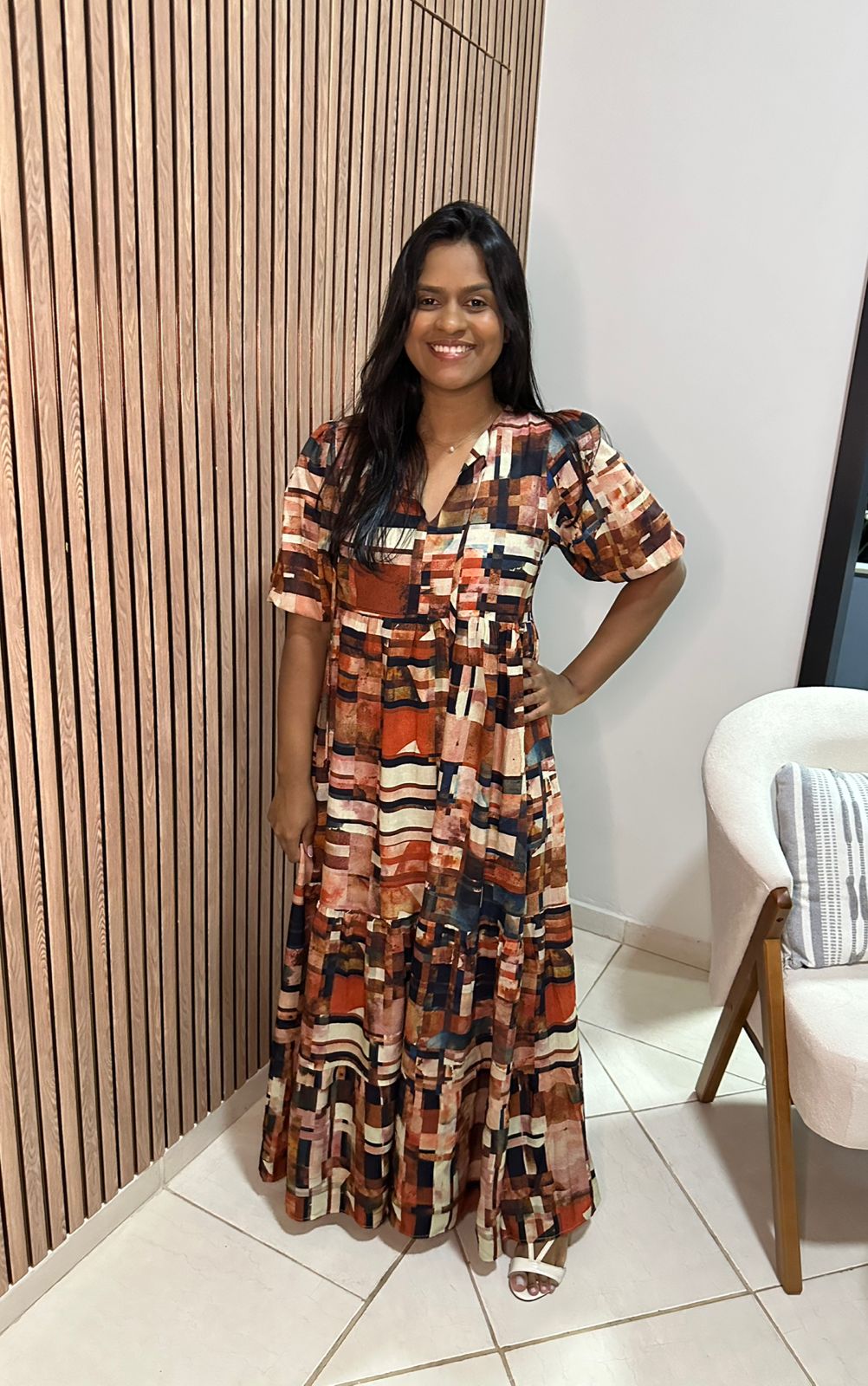 Vestido Camila Estampa Detroit