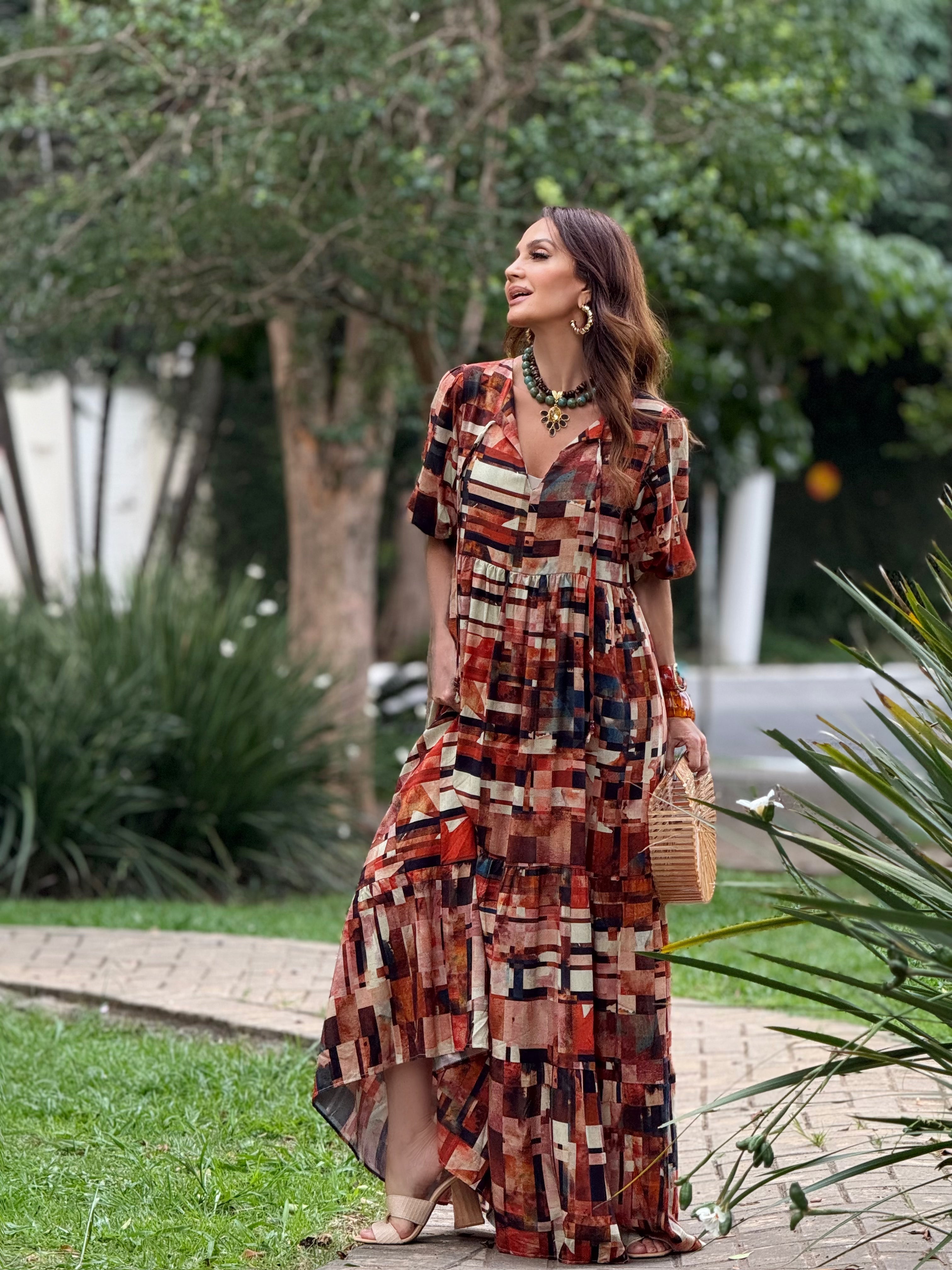 Vestido Camila Estampa Detroit