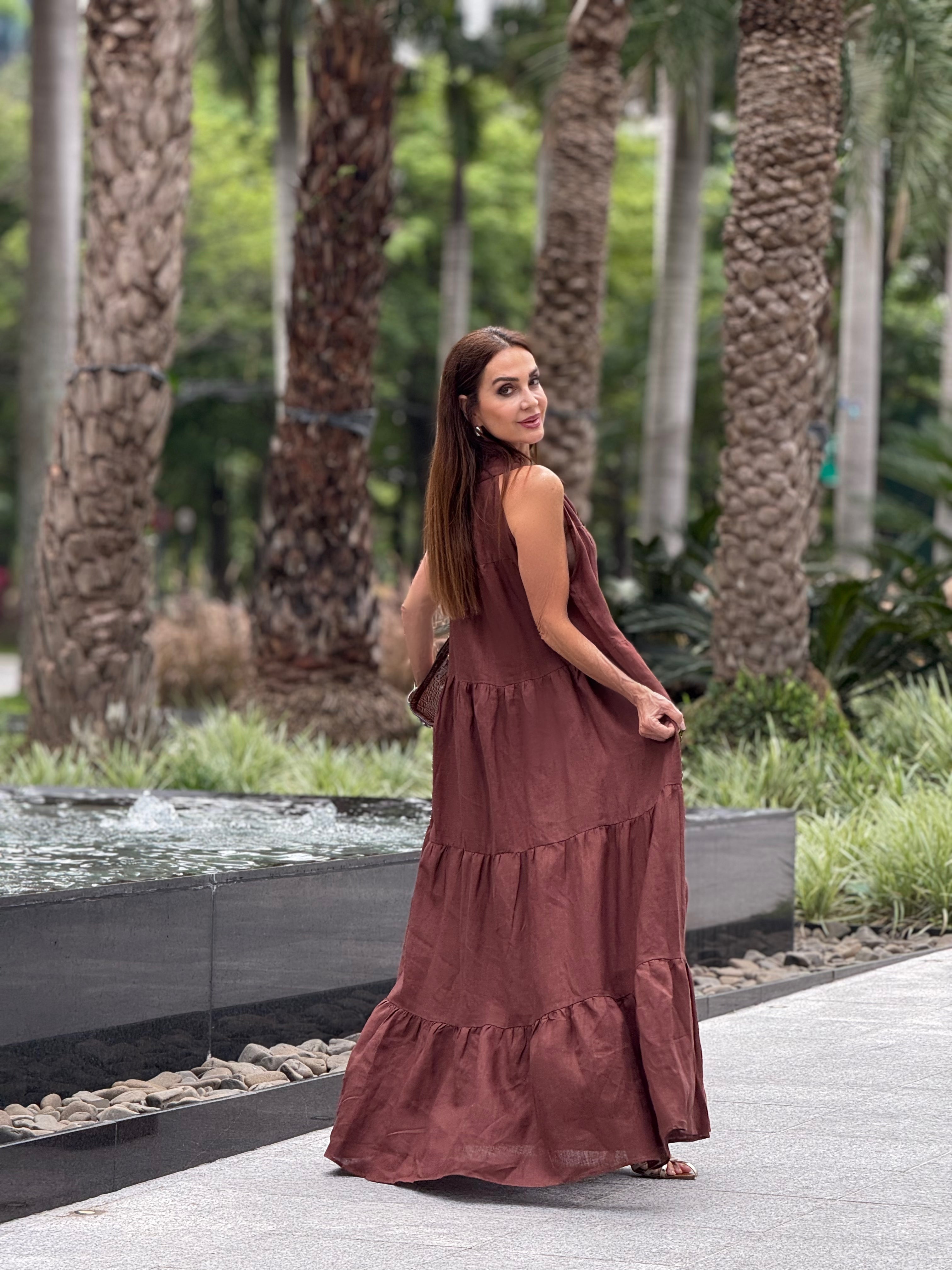 Vestido Santa Fé em Linho