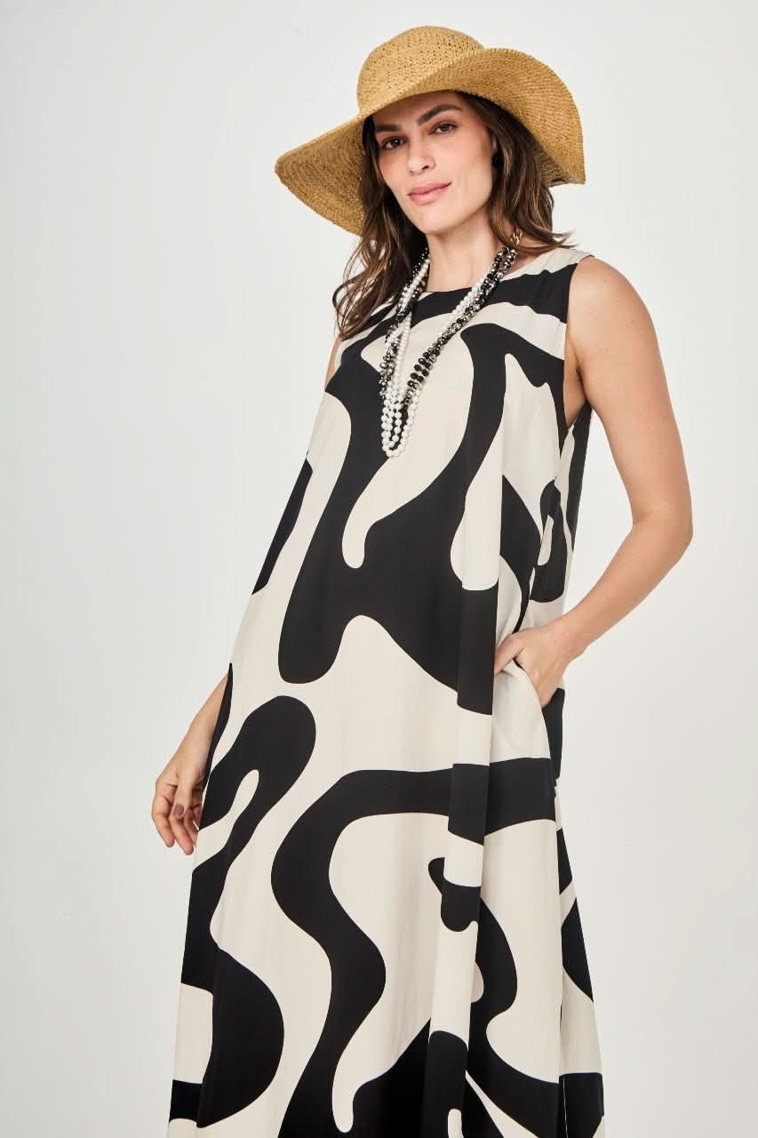 Vestido Waves Black